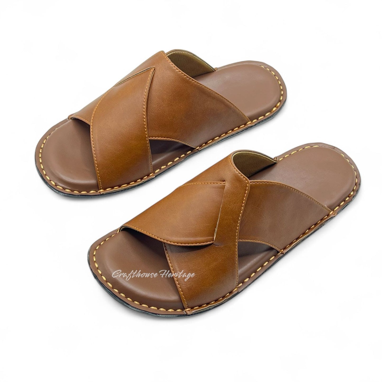 Hand stiched Men Slipper soft padded - LB