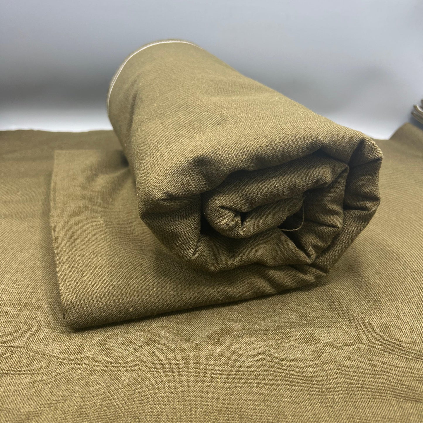 Charsadda handmade khamta fabric for men olive Green Color