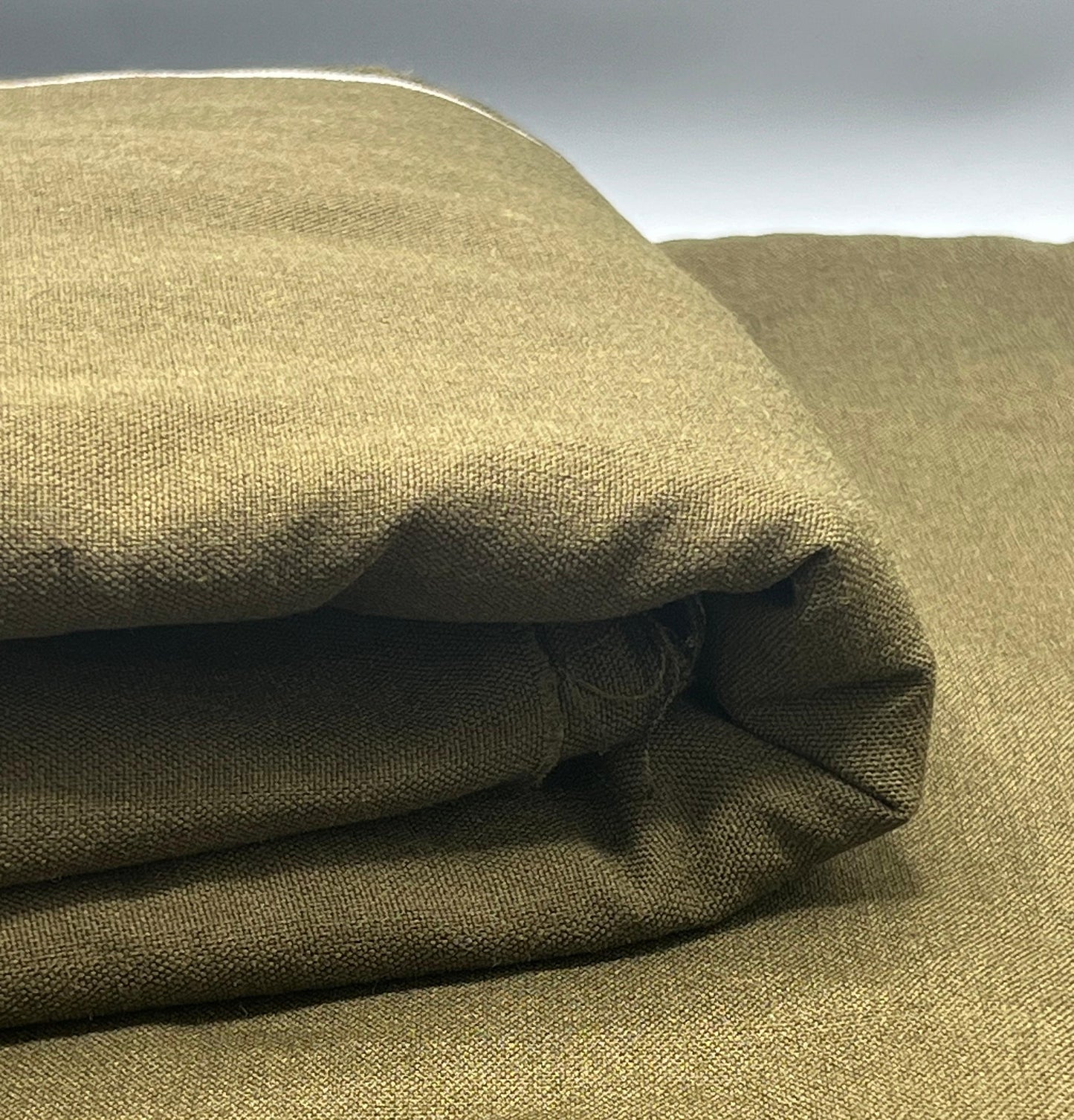 Charsadda handmade khamta fabric for men olive Green Color