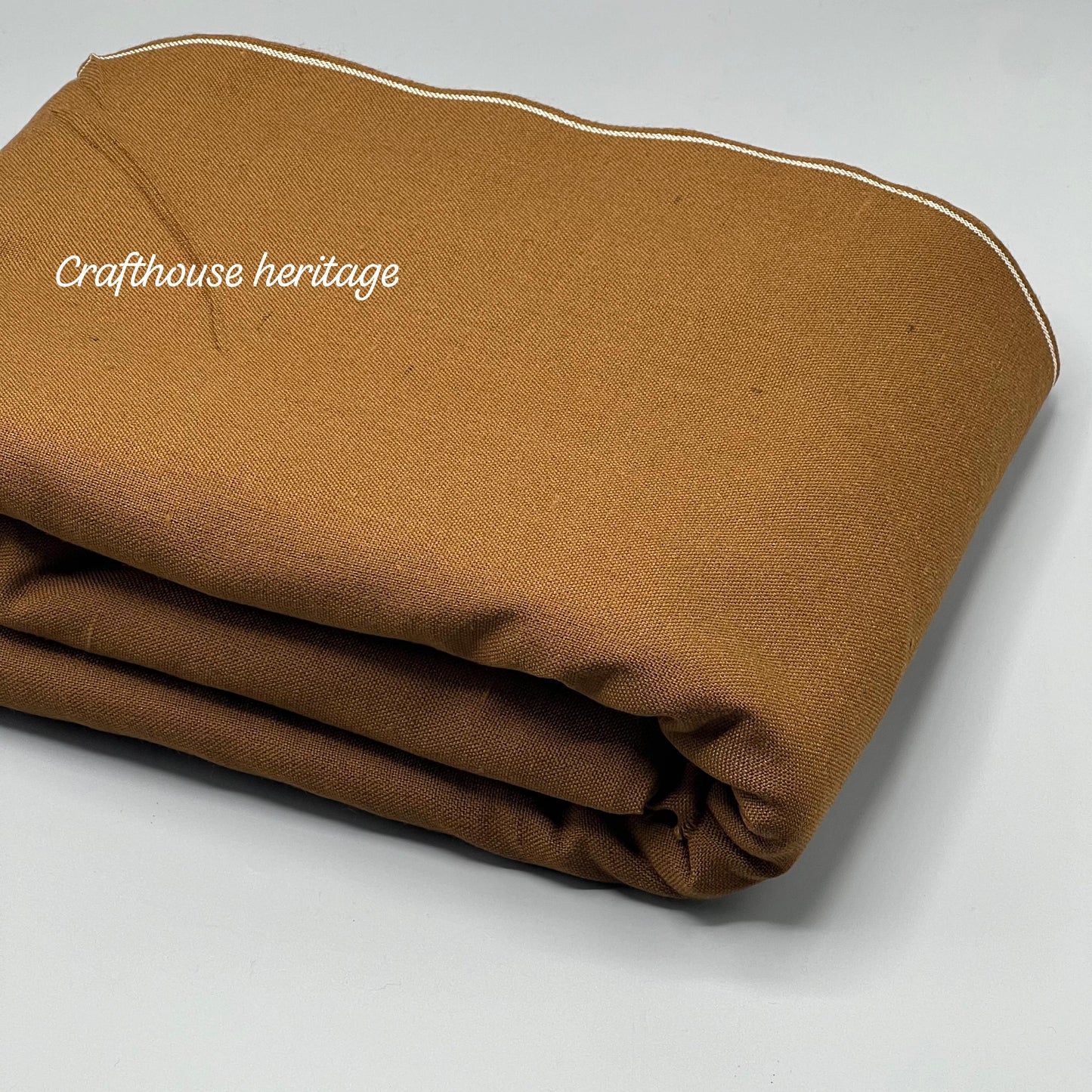 Charsadda Famous Khaddar Unstitched Fabric for Men - Camel Color