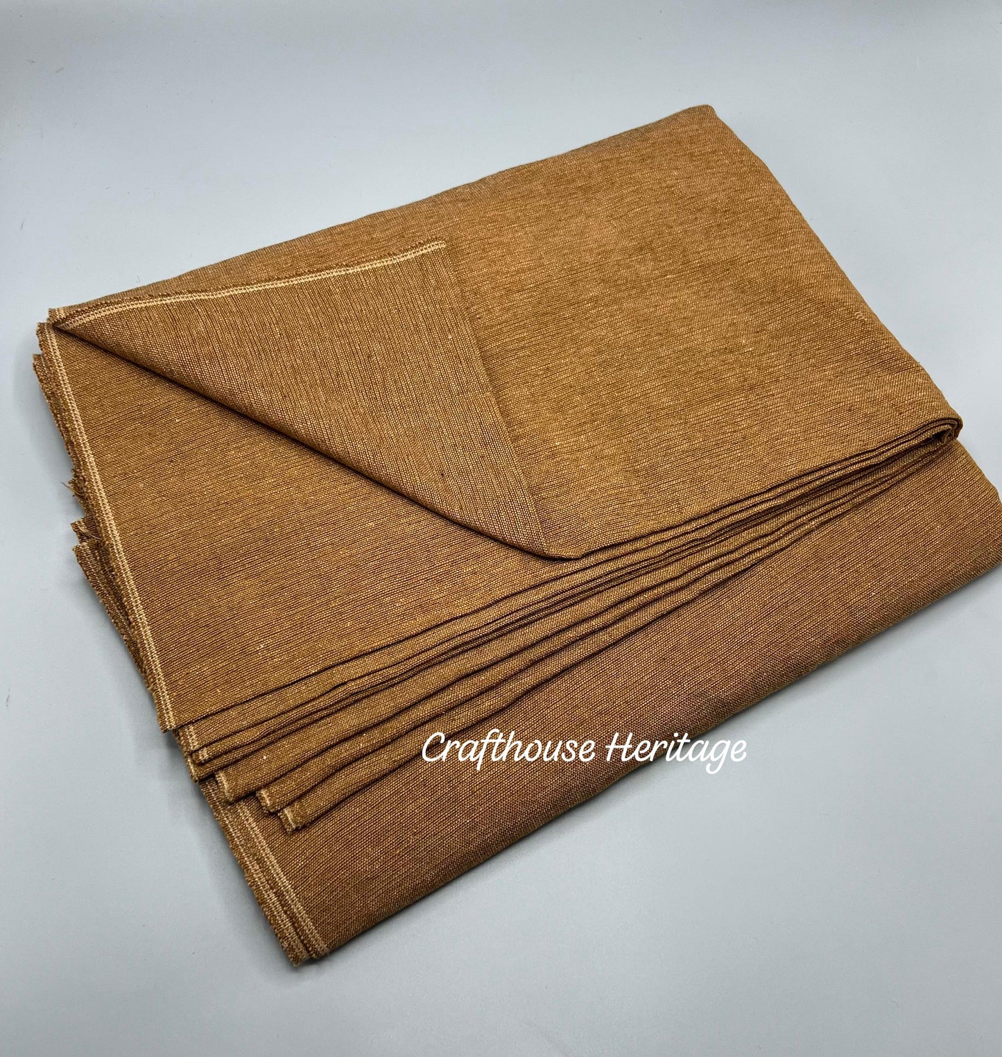 Charsadda Original Khaddi Khamta Suit Camel Color Suit