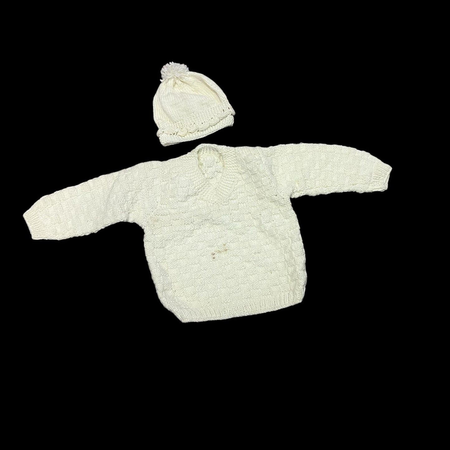 Handmade Baby sweater with cap - For 12 months to 18 months baby