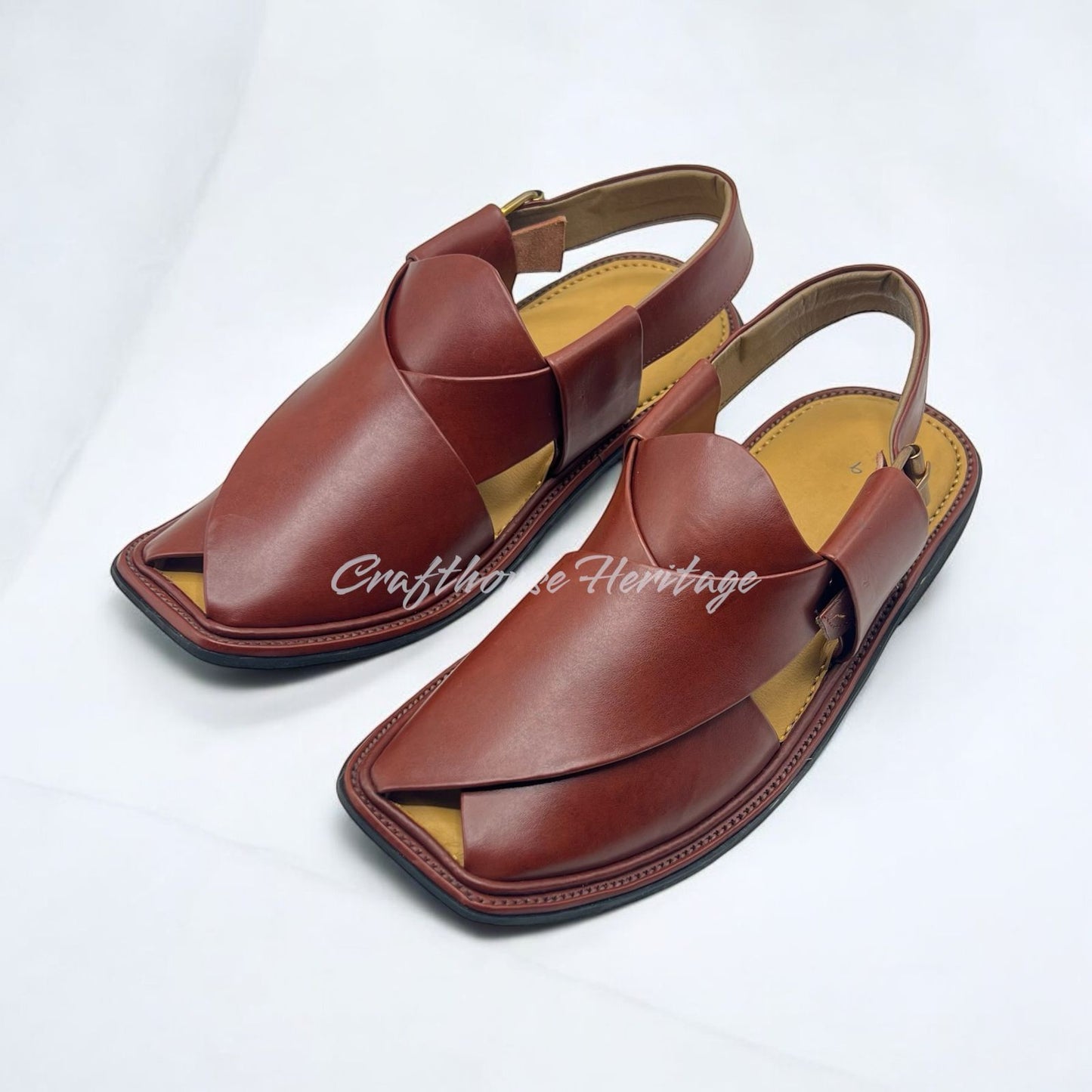 Smart Zalmi Chappal For Men Leather Chappal with soft padding
