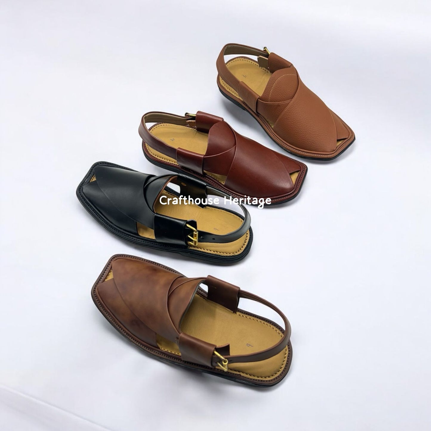 Smart Zalmi Chappal For Men Leather Chappal with soft padding