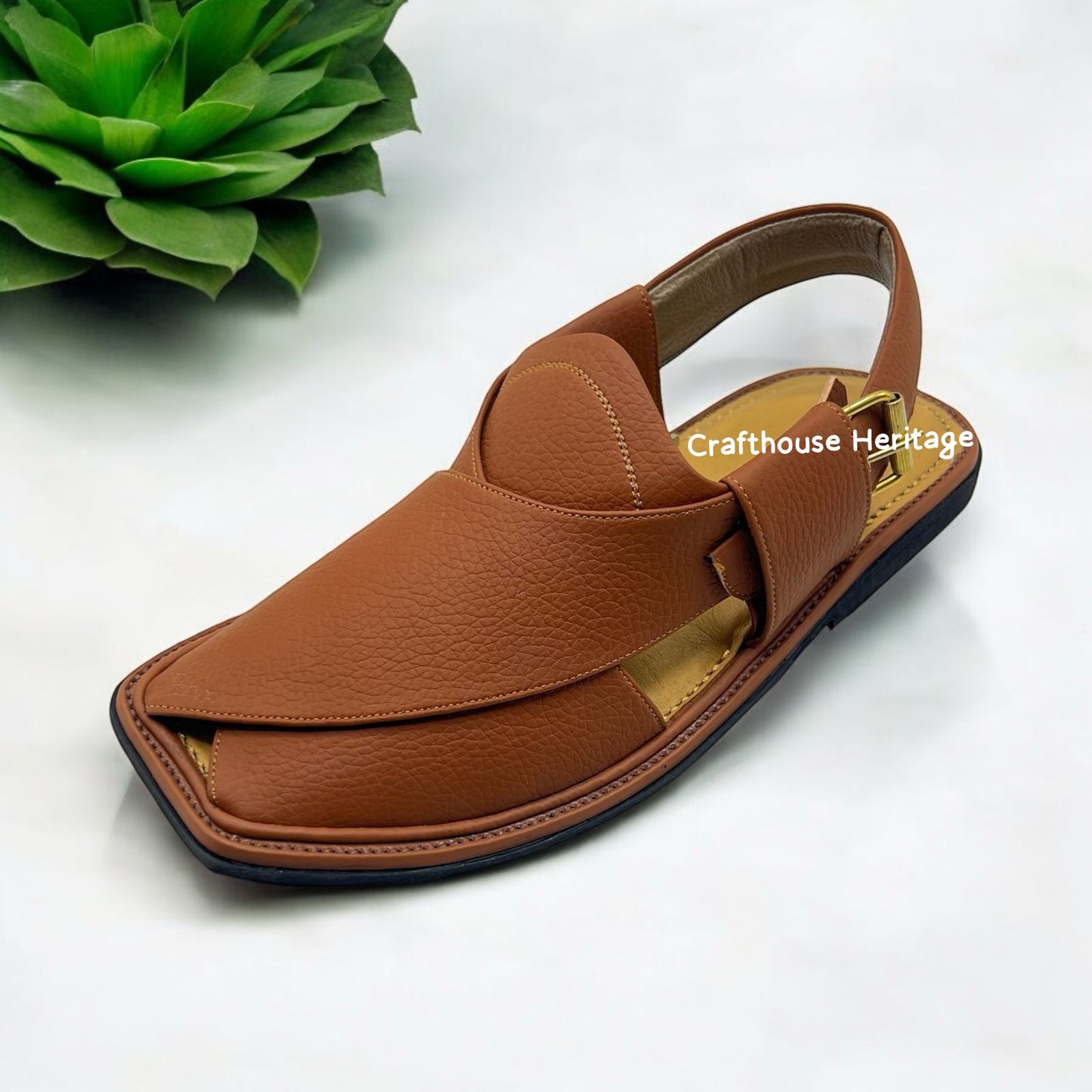 Smart Zalmi Chappal For Men Leather Chappal with soft padding