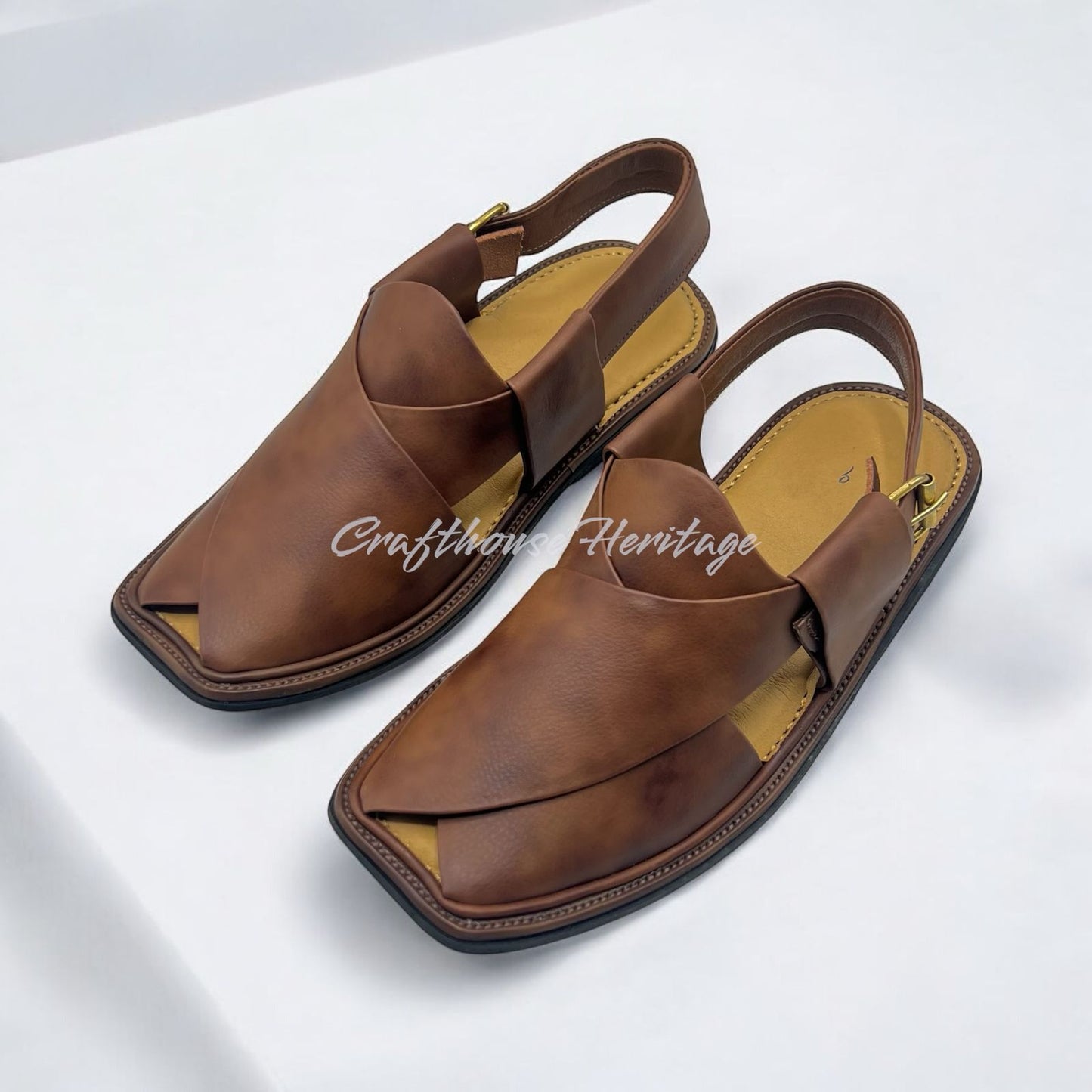 Smart Zalmi Chappal For Men Leather Chappal with soft padding