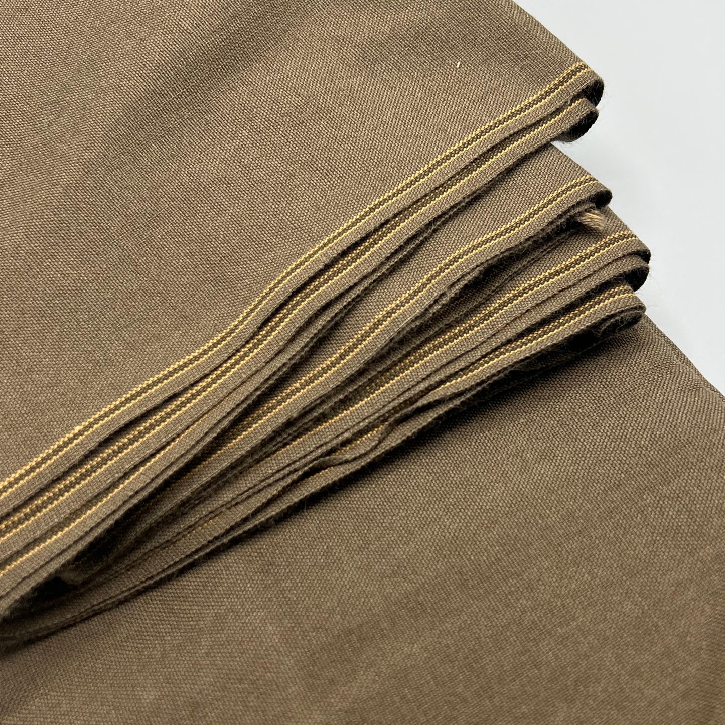 Charsadda Woolen Khaddar Unstiched Fabric For Men - Brown