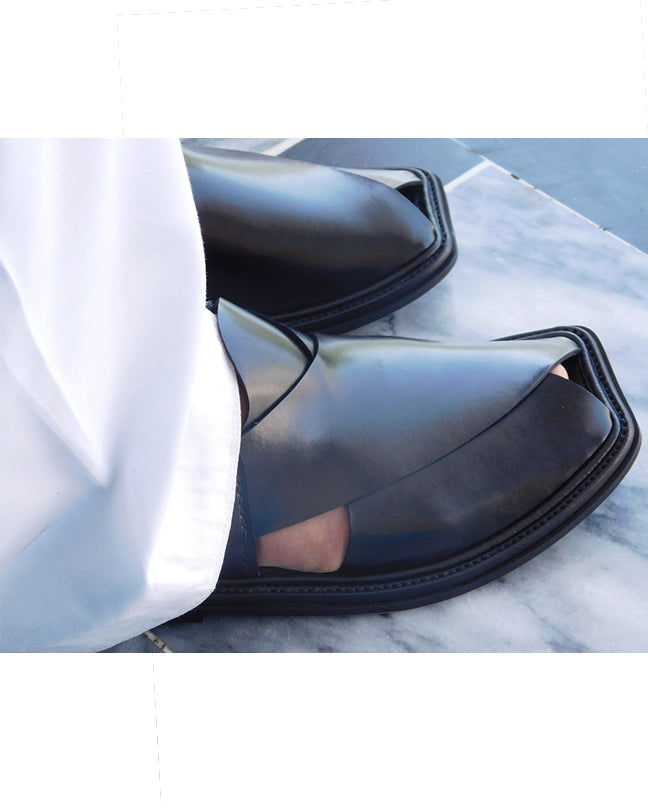 Charsadda Handmade Leather Chappal For Men