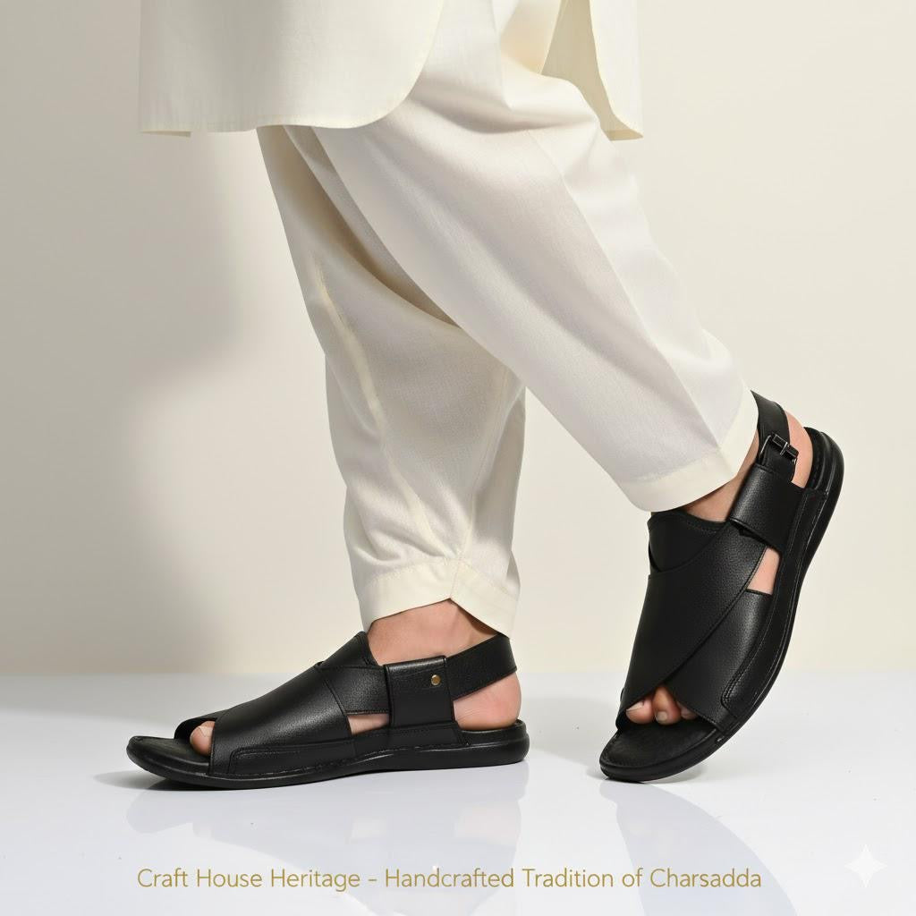 Handmade Medicated Peshawari Chappal for Men