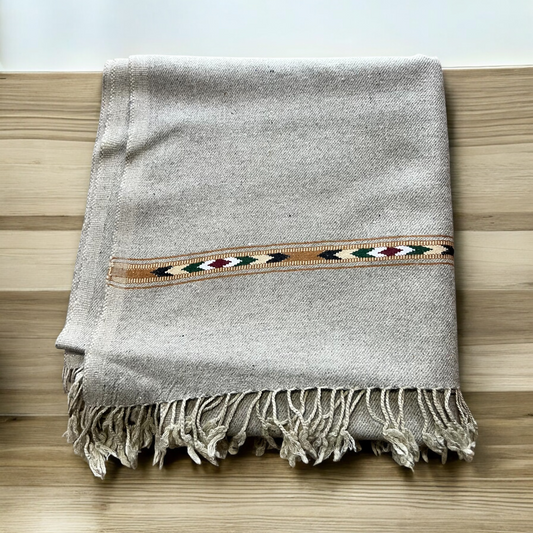 Pure Lambswool Handmade shawl for Men