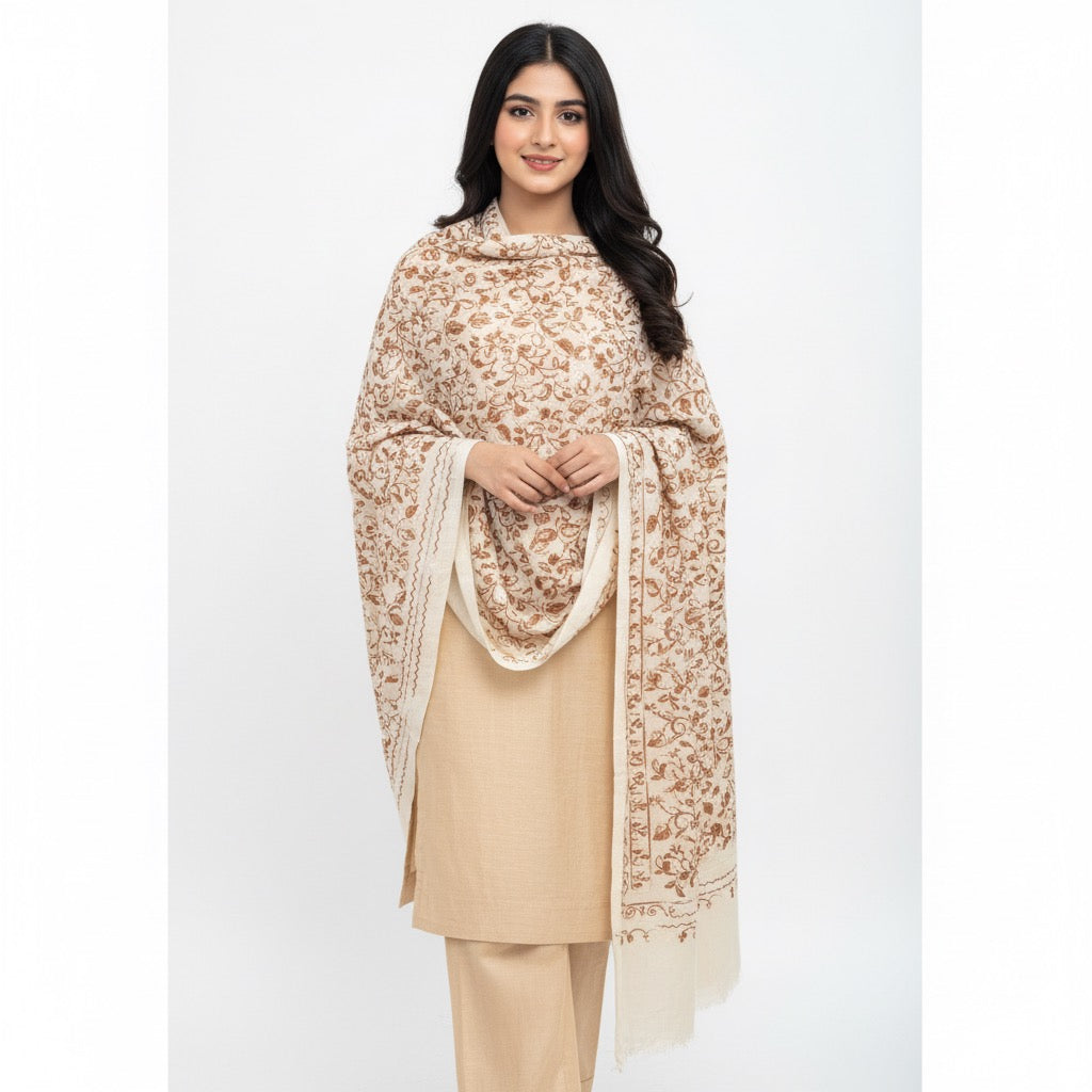 Indian Design Wool shawl for Women