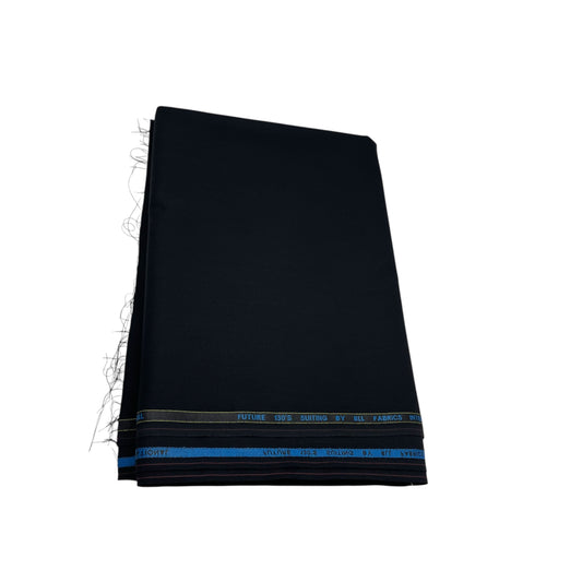 Imported TR wash and wear unstiched Fabric For Men- Black