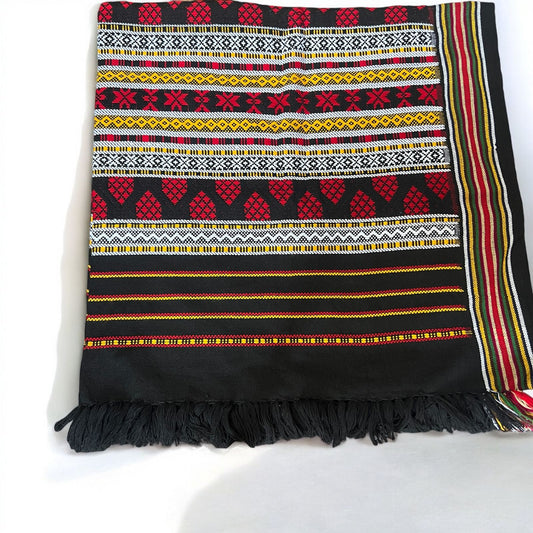 Sindhi Style Wadera style Black Shawl For Men Full size Shawl