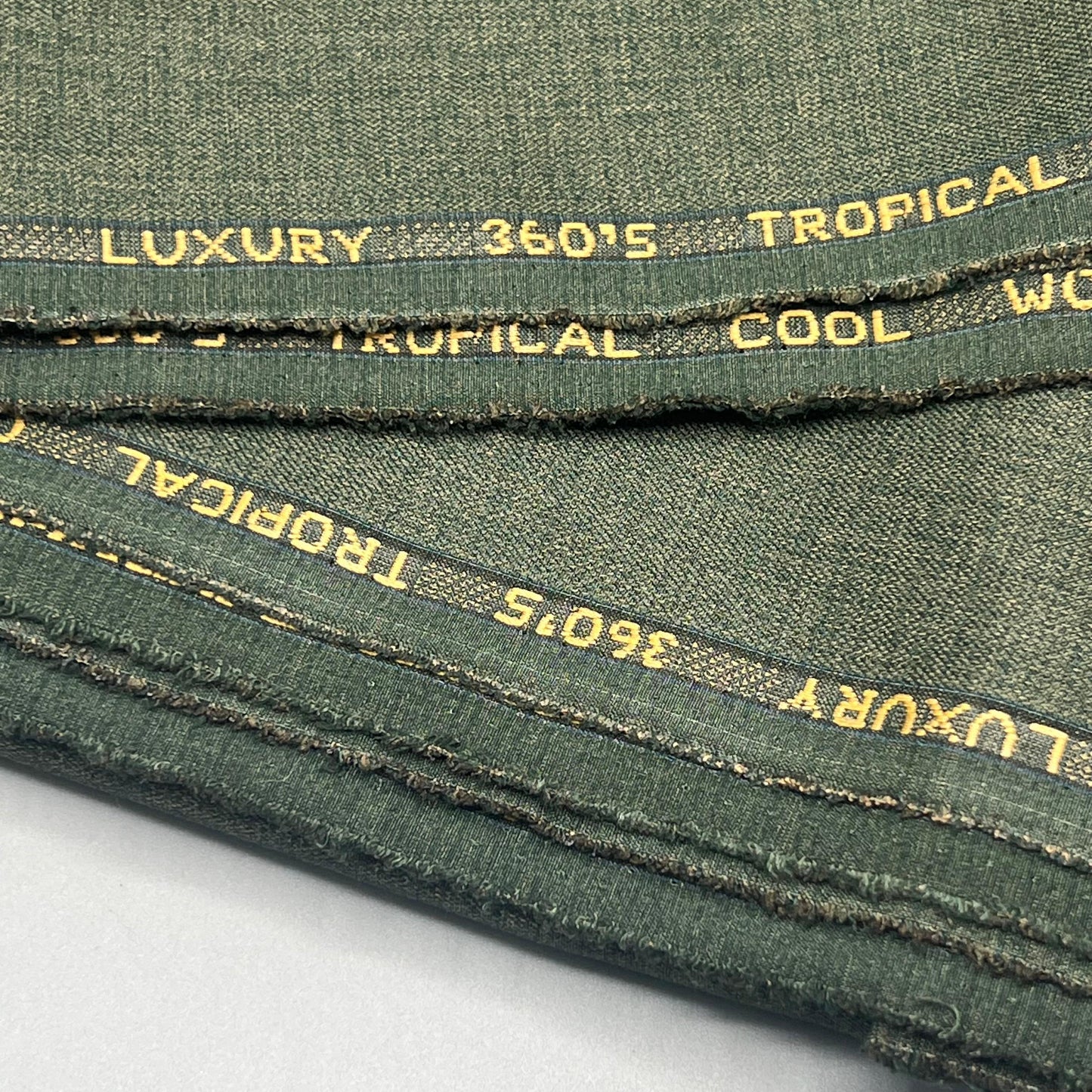 Imported Luxery Tropical Fabric For Men Textured green - 4 meter Suit