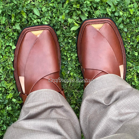 Smart Zalmi handmade peshawari chappal for Men