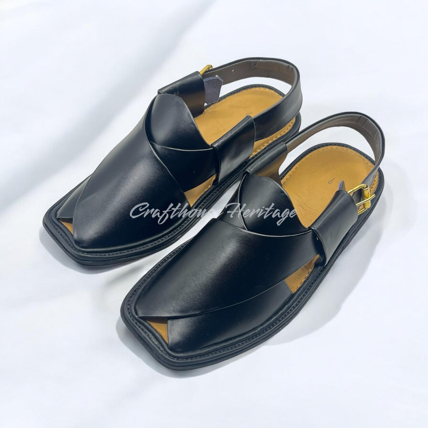 Smart Zalmi Chappal For Men Leather Chappal with soft padding