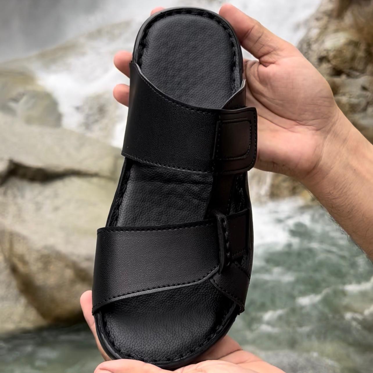 Soft Sole Medicated Slippers for Men – Brown & Black Colors D2 Slippers