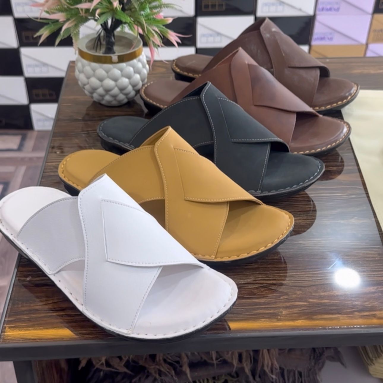 Medicated soft waterproof slippers for men - LB