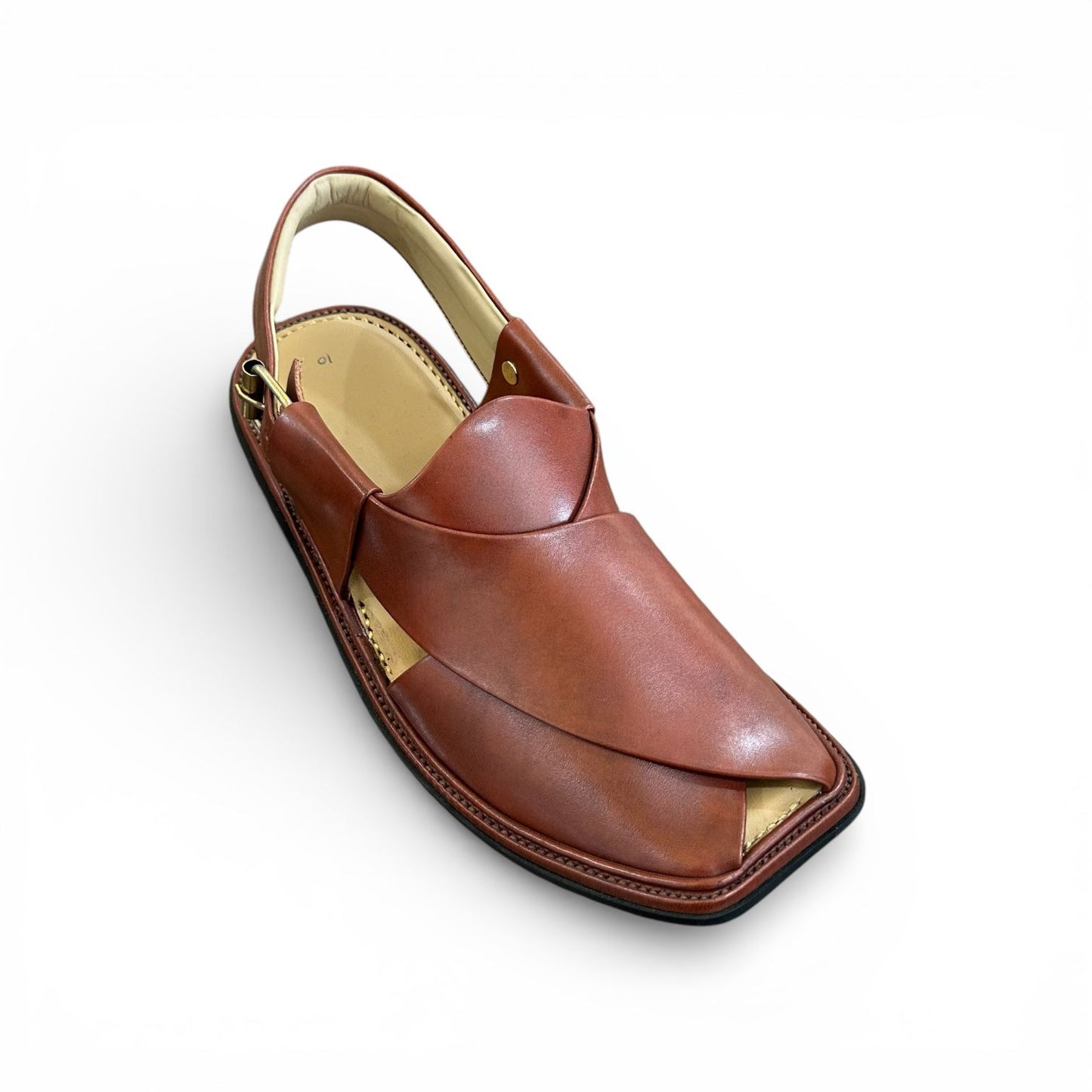 Handmade Peshawari Chappal – Smart Zalmi Style Sandal for Men