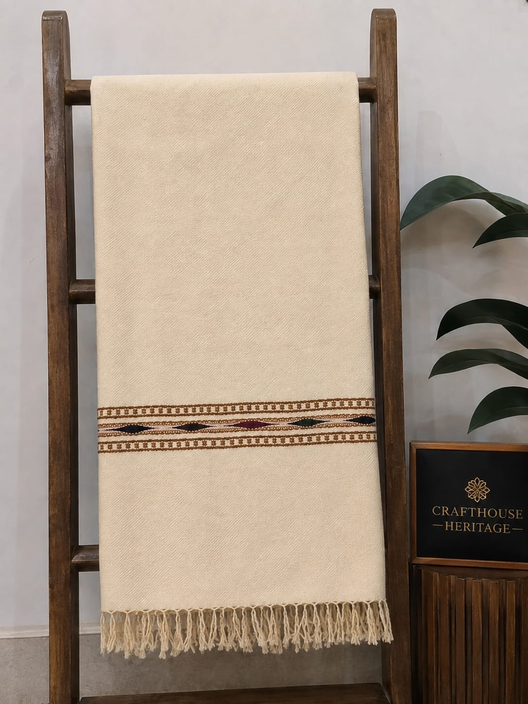 Men’s Premium Australian Woolen Shawl – Single Border- SH-17