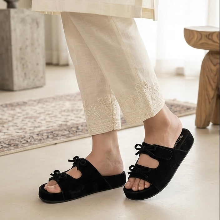 Ladies Medicated Slippers – Soft Comfort for Everyday Wear CROSS-01