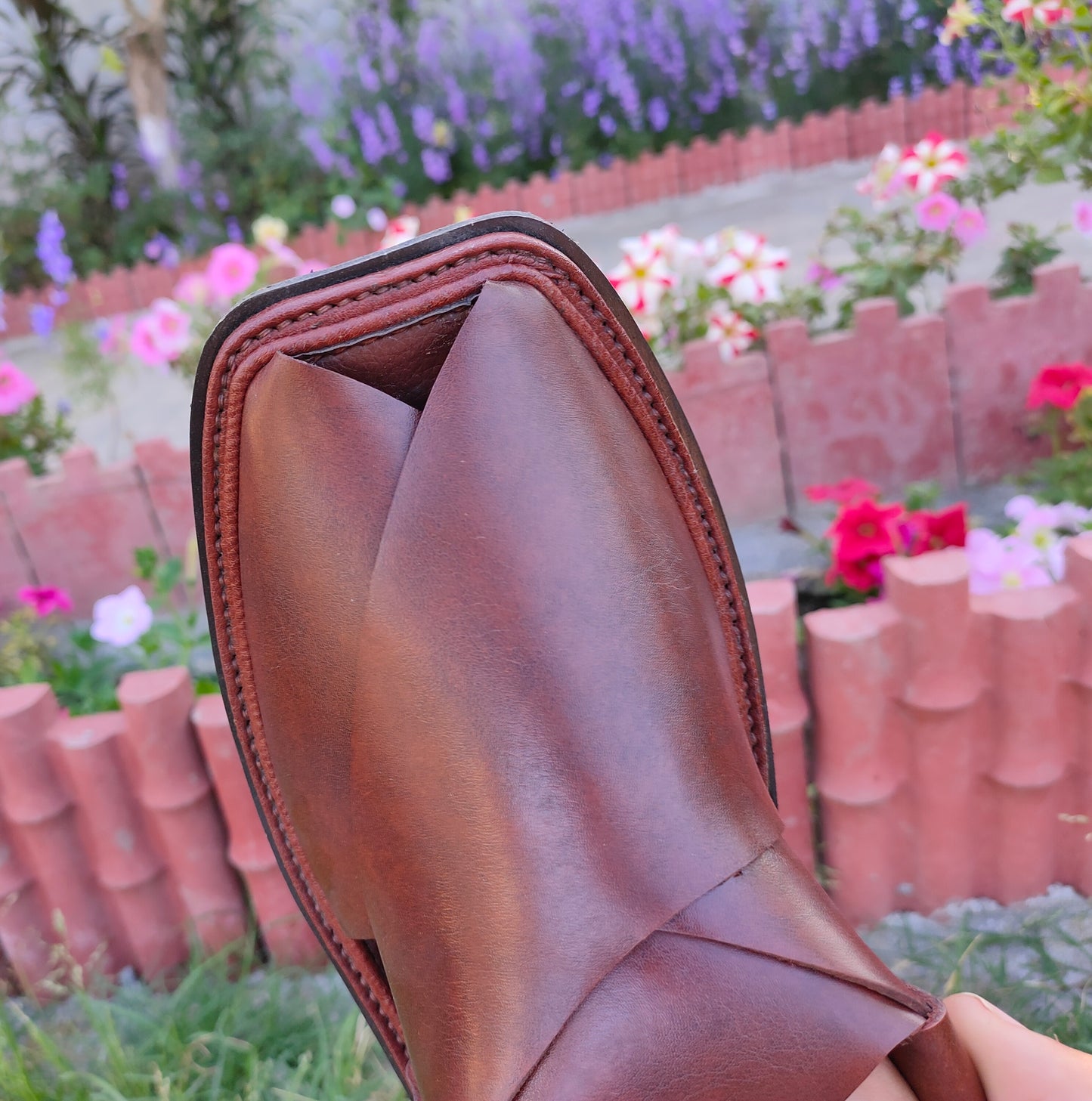 Charsadda Handmade Leather Chappal For Men